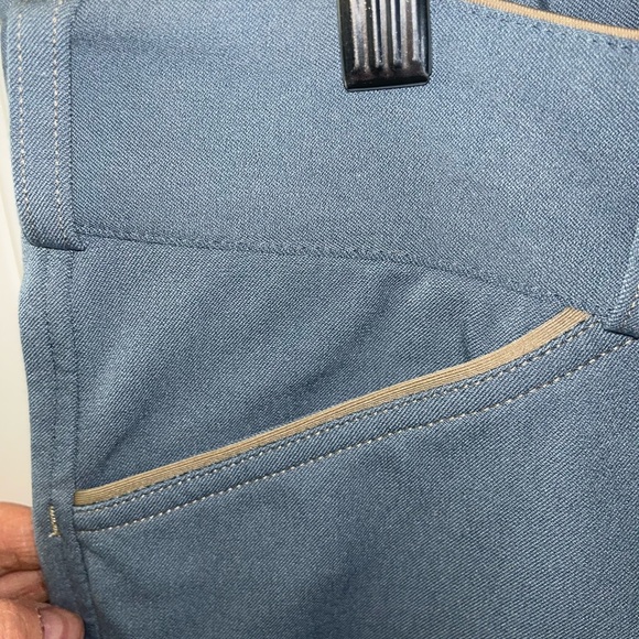 Dover Saddlery Gray, Blue and Brown Women's Riding Pants Breeches - Picture 6 of 14